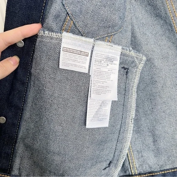 Levi’s • Trucker Jacket denim blue jean Rinse Dark Wash indigo classic - Picture 7 of 12